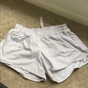 White Hottie Hot 4’ Shorts